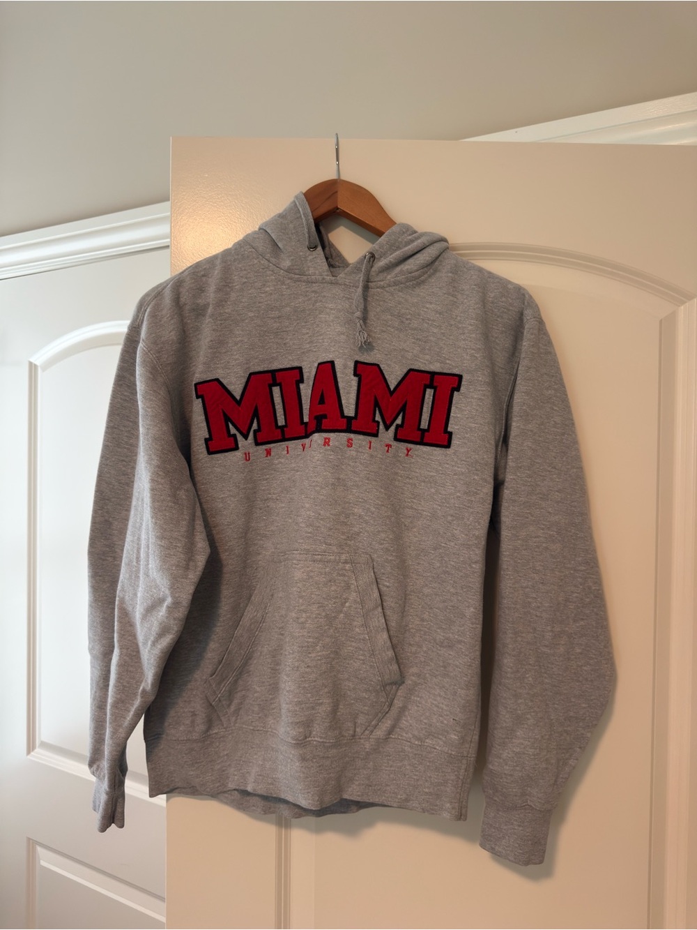 Miami University Gray Hoodie Sweatshirt